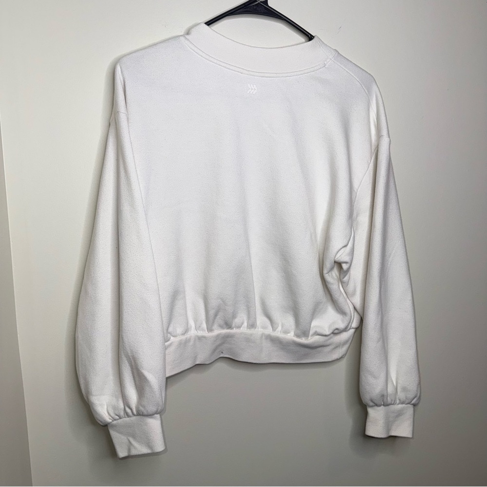 🖤All in Motion White Sweatshirt with Colorful Logo - Picture 6 of 6